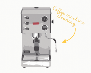 Cleaning coffee machine. The Coffee Mate